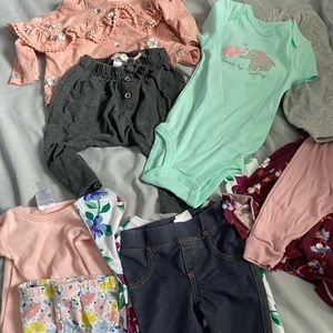5 baby girls outfits
